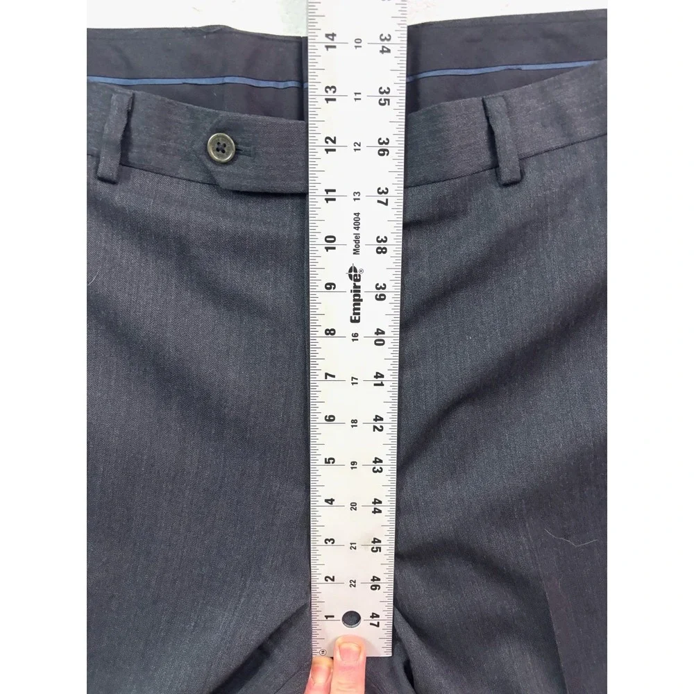 Brooks Brothers 42x30 Charcoal Madison‎ Dress Suit Pants Wool Flat Front Trouser